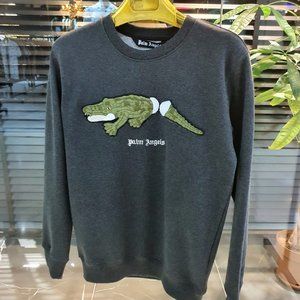 Palm Angels Cotton NWTCrocodile Printed Sweatshirt